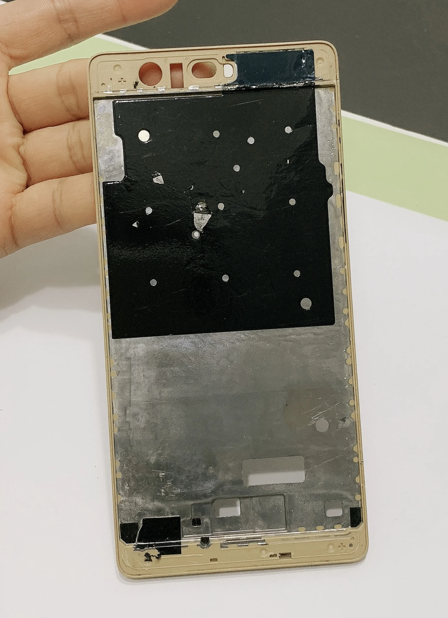 

Оригинальный чехол для Huawei P9 Plus передний корпус ЖК рамка панель аксессуары для мобильных телефонов запасная часть для ремонта
