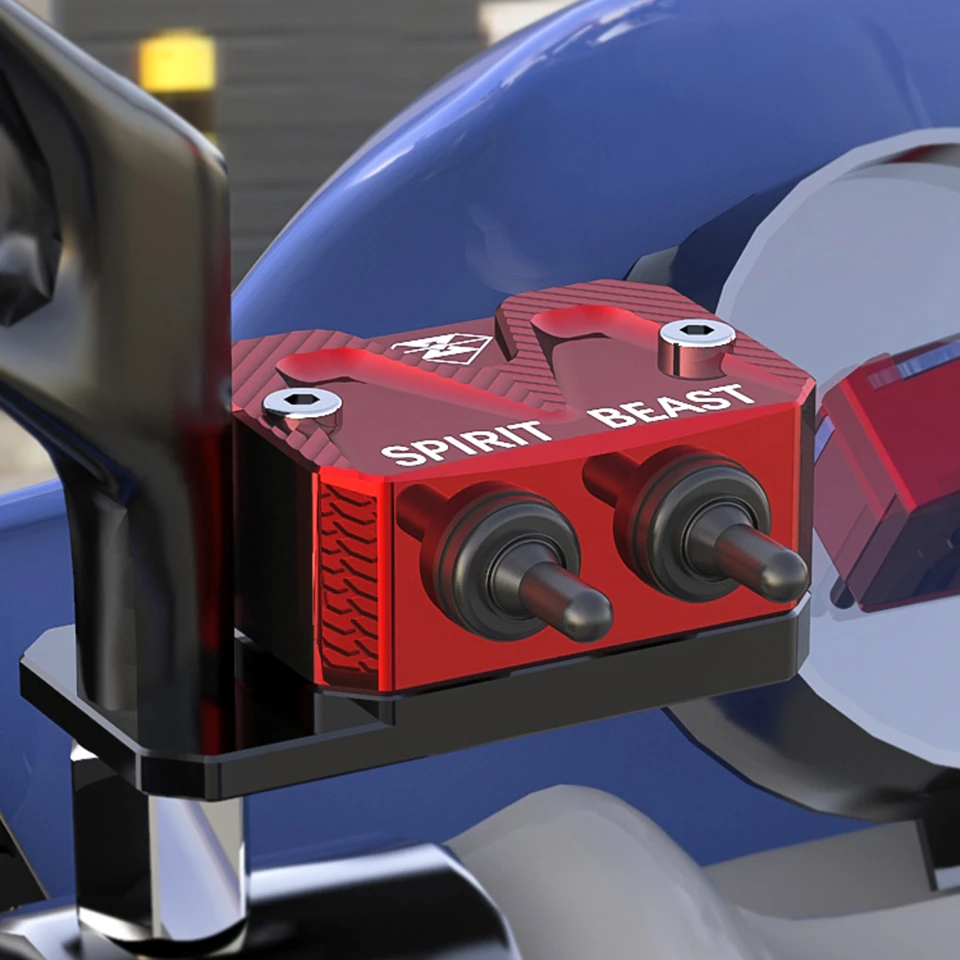 SPIRIT BEAST Motorcycle Headlight Switch Pump Cover Multi-Function Waterproof Power for Yamaha Honda Suzuki 150NK et | Автомобили и