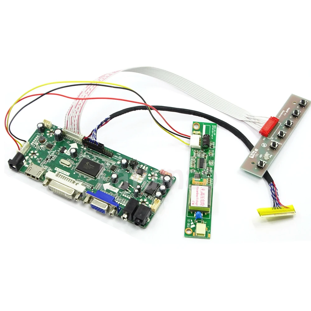 Latumab плата контроллера для Φ/LP150X08 15 "ЖК-дисплей 1024 × 768 Матрица HDMI + DVI VGA драйвера |