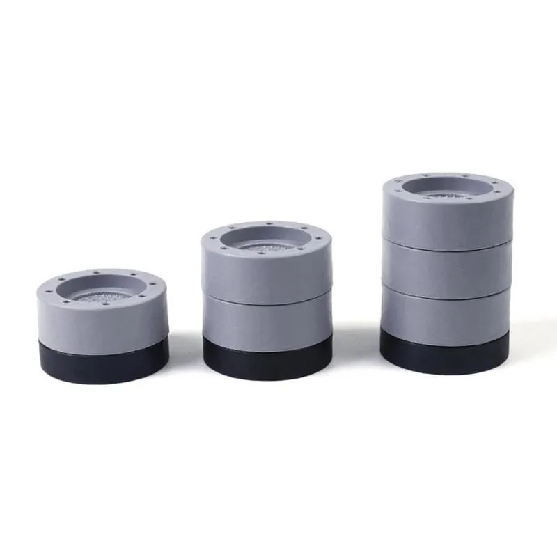 

4Pcs Anti Vibration Feet Pads Washing Machine Rubber Pad Anti-Vibration Non-Slip Fixed Pad Dryer Universal Mat D8E3