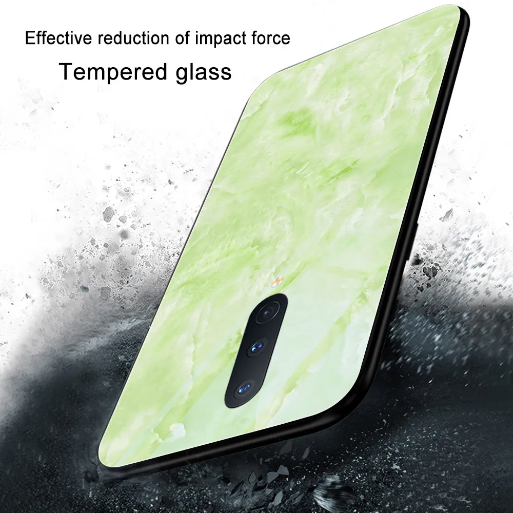 

Color Marble Case For Oneplus 8 Pro 8T 7T 7 6T 6 Nord Pro Phone Cases for one plus 8 8pro 1+7 1+7t 1+8t 1+6 1+6t Glass Cover