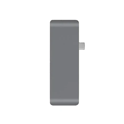 Gray USBC к HDMI 4K 60HZ type C зарядный порт концентратор 2 USB 3,0 SD TF кард-ридер корпус из алюминиевого сплава Расширение док-станции для Macbook - Цвет: Gray