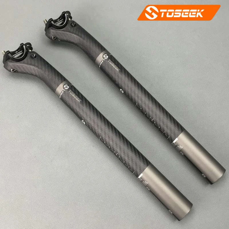 Новый Полный карбоновый Подседельный штырь для горного велосипеда Горный