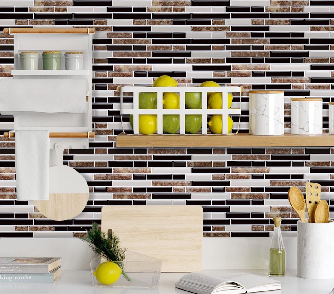 Самоклеящаяся мозаичная плитка 3D Наклейка на стену сделай сам декор для кухни