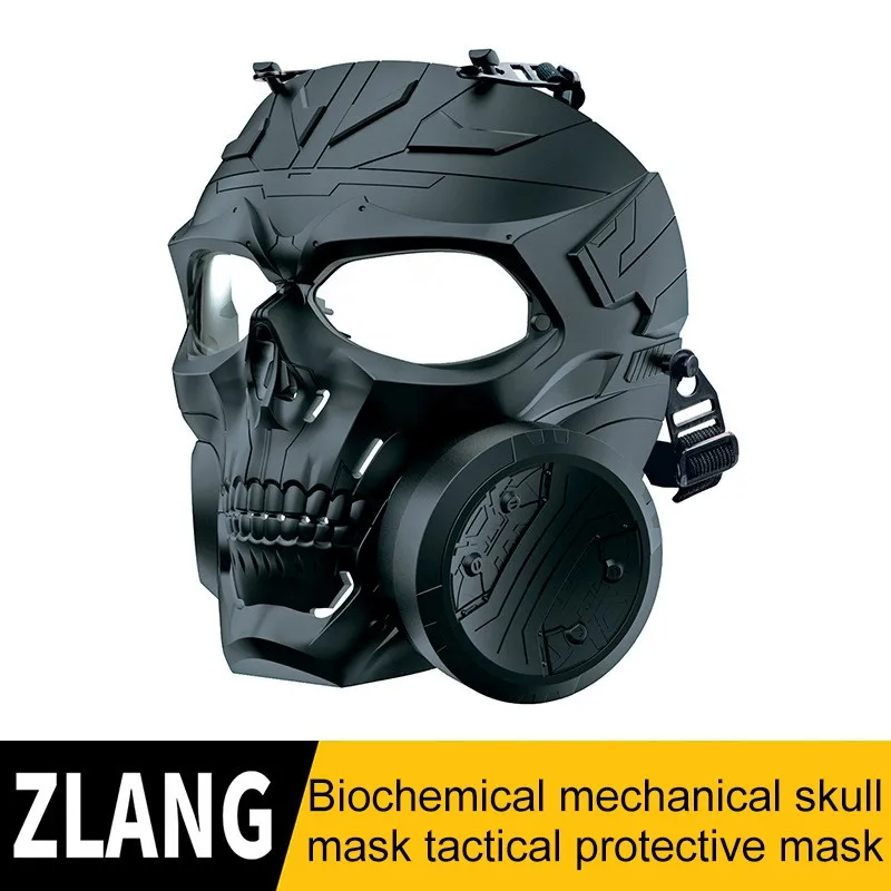 Горячая уличная спортивная полностью закрывающая газовая маска шлем для мужчин