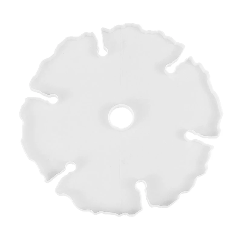 

DIY Jewelry Holder DIY Craft Flower Shape Wine Glass Holder Holder Resin Mold Fruit Food Tray Home Decoration