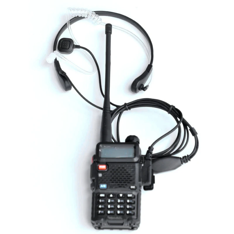 TK горла гарнитура для BAOFENG UV 5R 5RA/B/C/D/E 3R|Наушники и гарнитуры| |