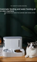 dog cat pet water dispenser automatic feeding water feeder integrated cat bowl double bowl water dispenser pet products