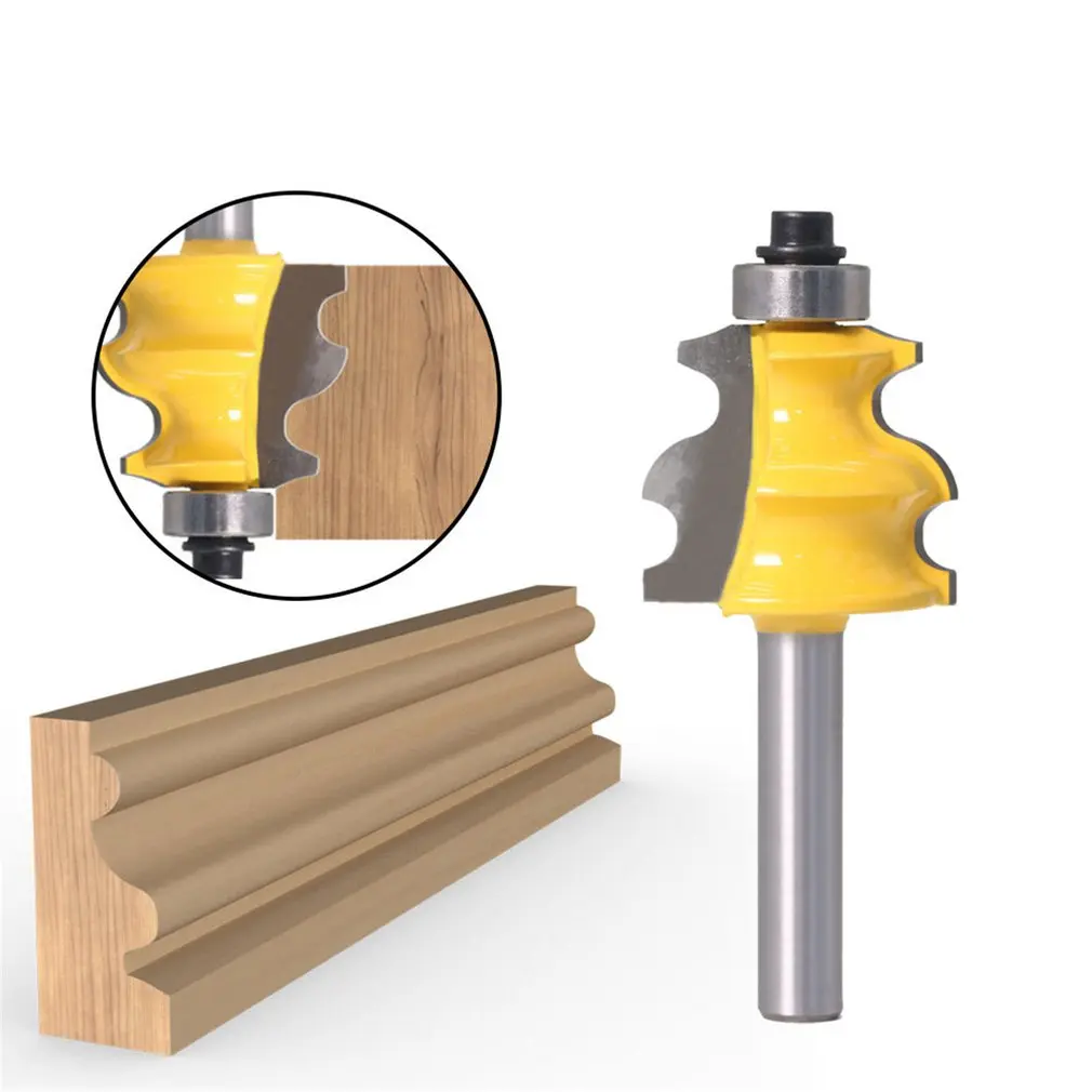 1 шт. 8 мм хвостовик линия фрезы архитектурная Лепка фреза по дереву для