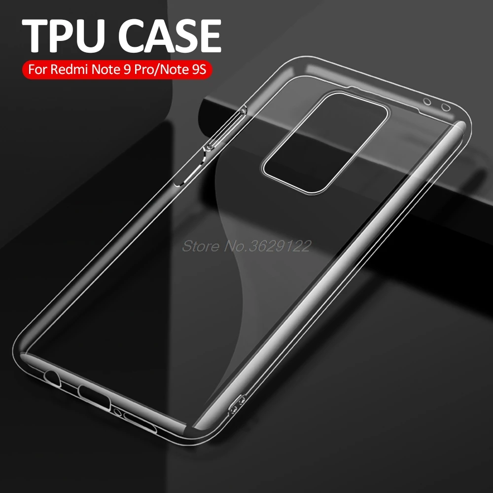 

Clear Silicone Phone Case For Xiaomi Redmi Note 9 Note 9s Note 9 Pro Max Note 11 10 Back Cover Redmi Note 11Pro Case Transparent