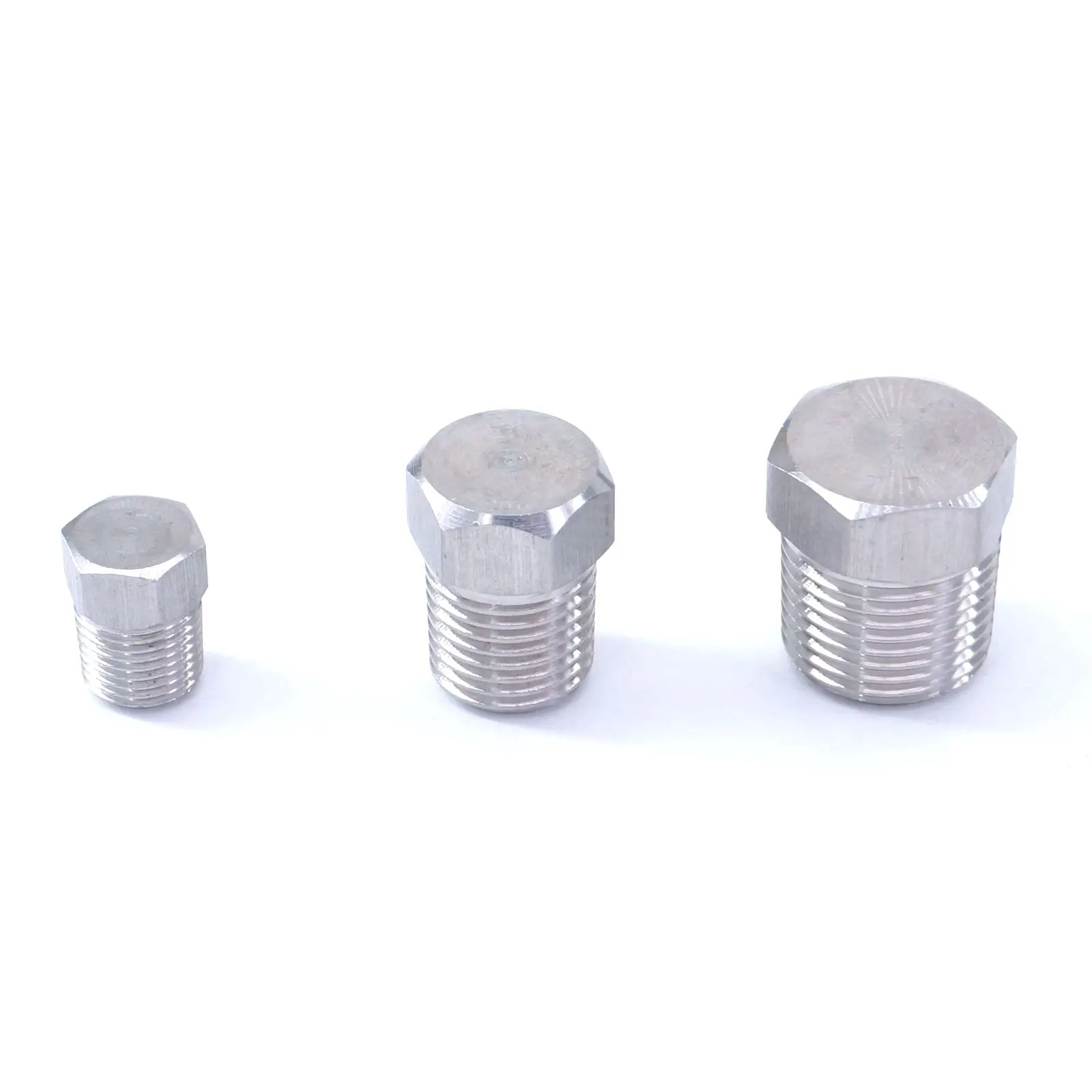 1/8 &quot1/4&quot 3/8 &quot1/2&quot 3/4 &quot1&quot BSPT мужской 304 нержавеющая сталь Концевая заглушка