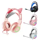 Проводные наушники G60 с цветными басами и подсветкой, USB 7,1, игровая гарнитура с объемным звуком и микрофоном, прочная и надежная для геймеров