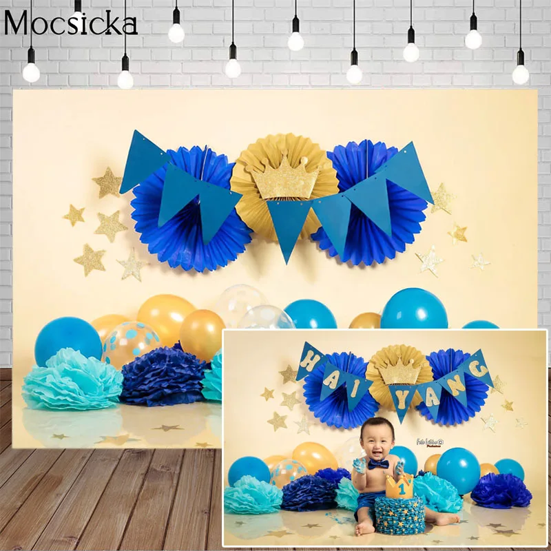 

Mocsicka с днем рождения фон для фотосессий-воздушный шар Красочные Семья вечерние декор для портретный плакат фон для фотосъемки реквизит для ...