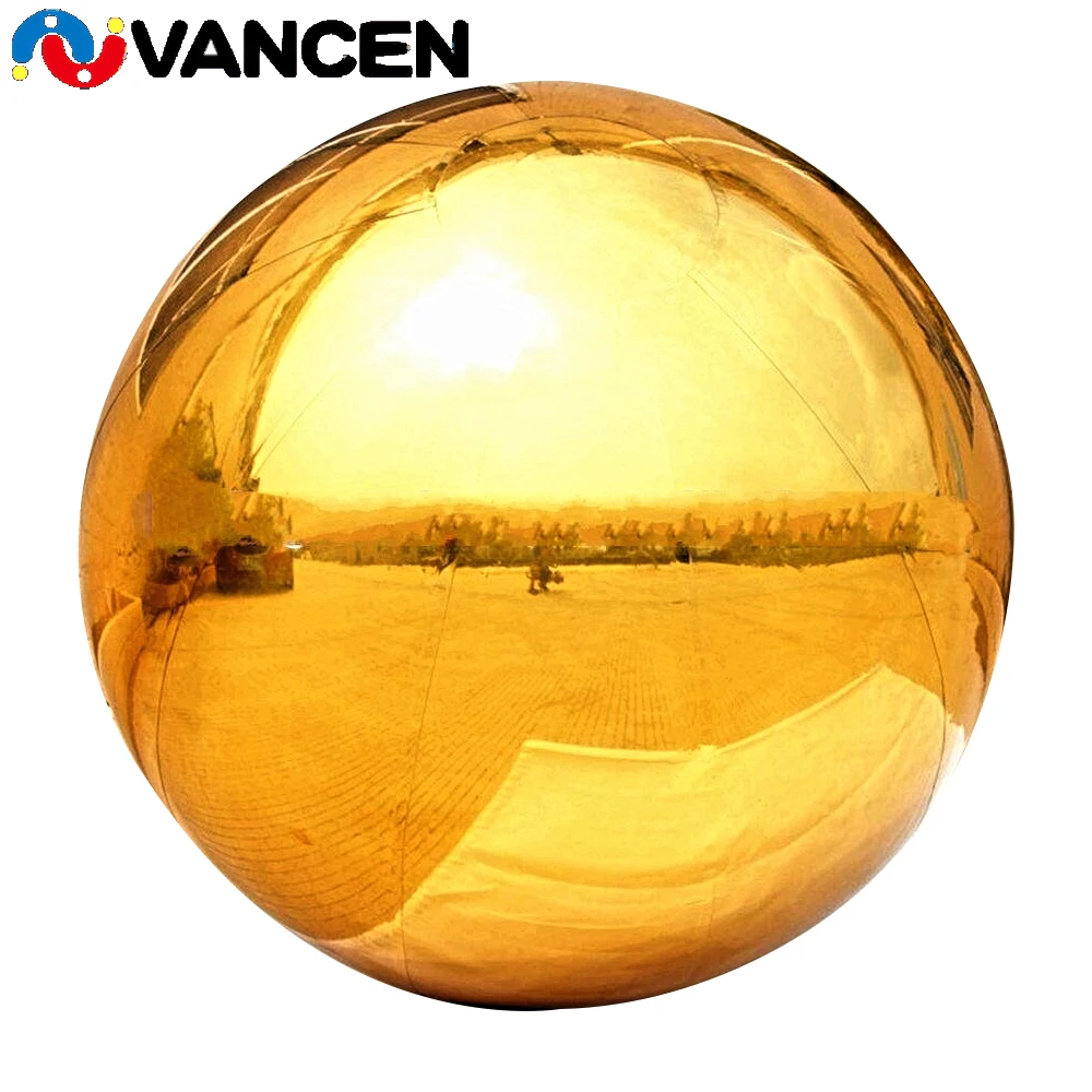 Четыре цвета красивые надувные зеркальные шары для украшения мероприятий