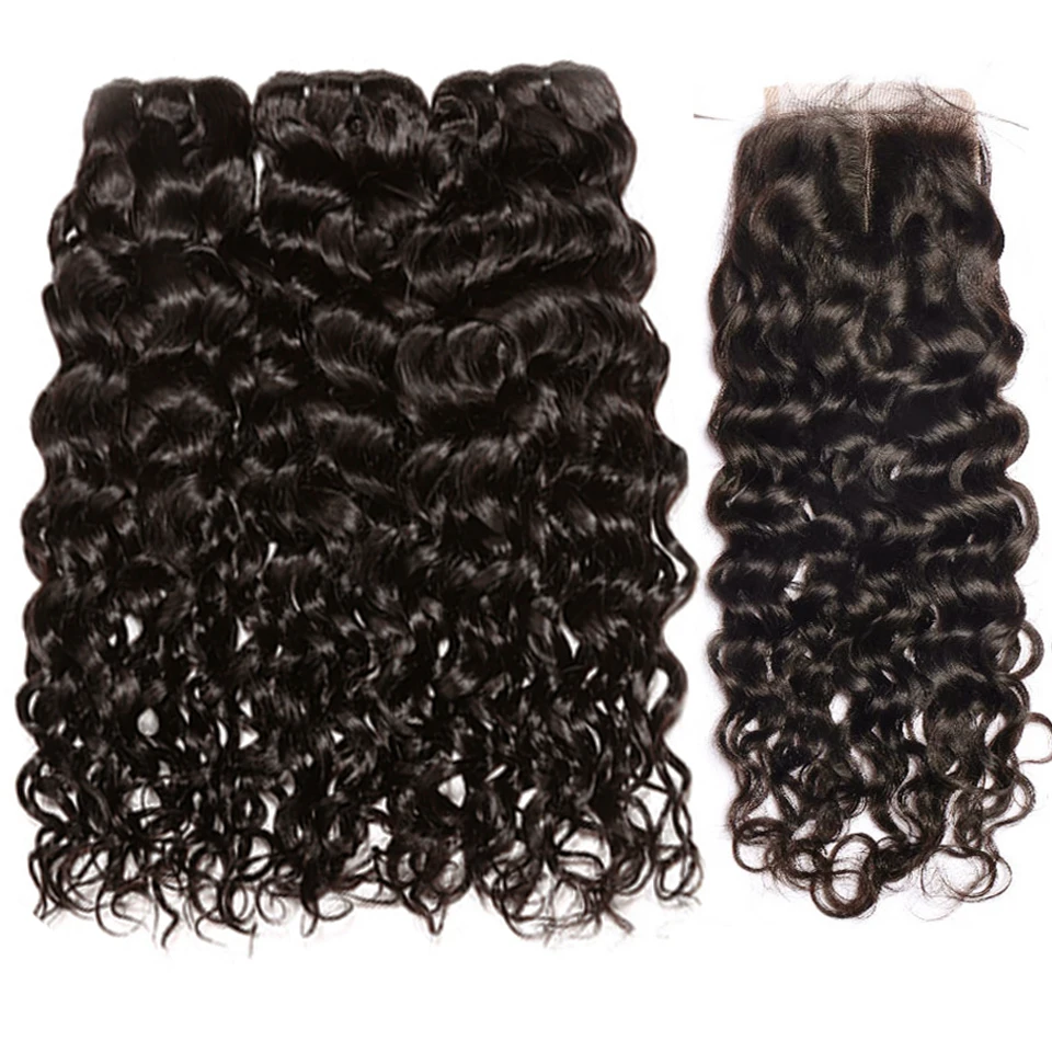 Волнипряди LEVITA с застежкой бразильские пучки волос пупряди из 100% человеческих