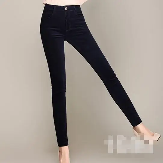 Весенние бархатные брюки с высокой талией вельветовые высокого качества прямые