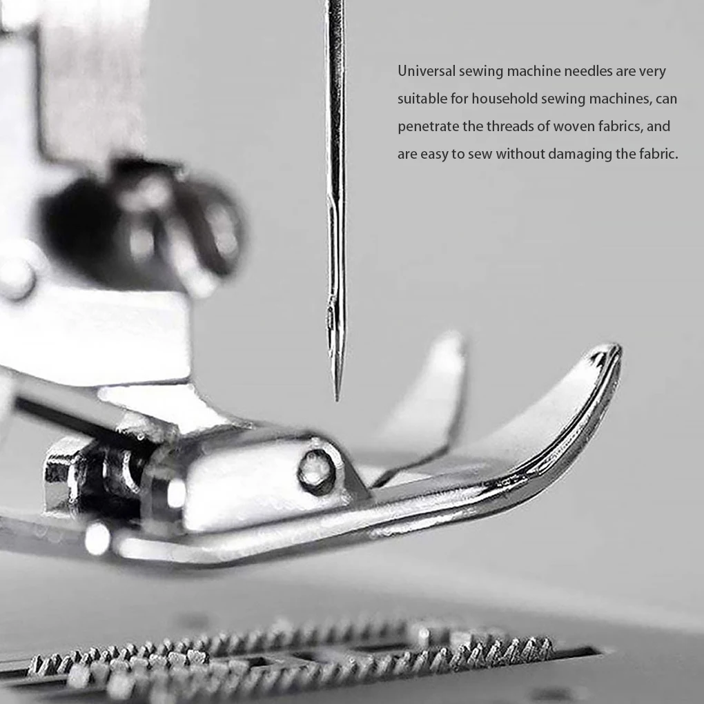 

10Pcs Household Sewing Machine Needle Sharp Universal Regular Point Rust-proof Stitchwork Accessories Size11/14/16/18
