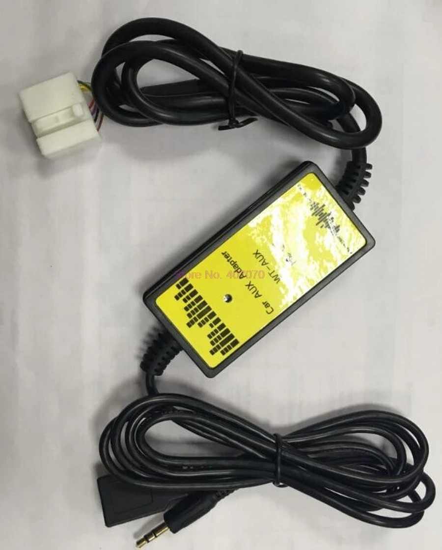 Автомобильный CD адаптер DHL или Fedex 20 шт. WT USB TYT01 MP3 аудио интерфейс AUX SD 2x6P