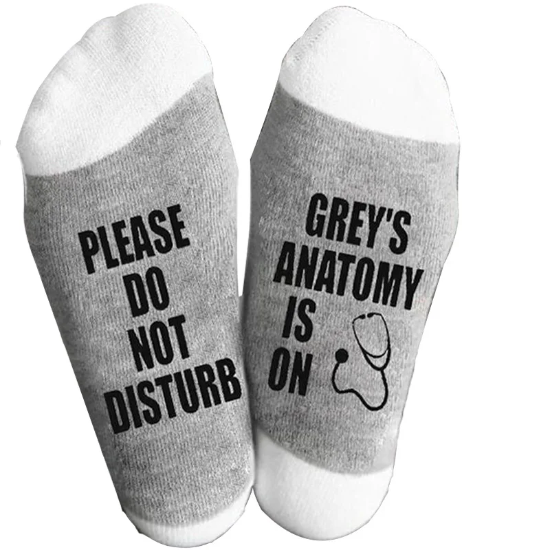 

English Letter Cotton Socks Funny Female Socks Men Cute Sock Cotton Gifts for Men 8 Pairs/set