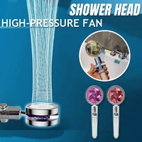 high pressure water saving spray shower head 360 rotated rainfall shower head bathroom hand held pressurized massage shower head