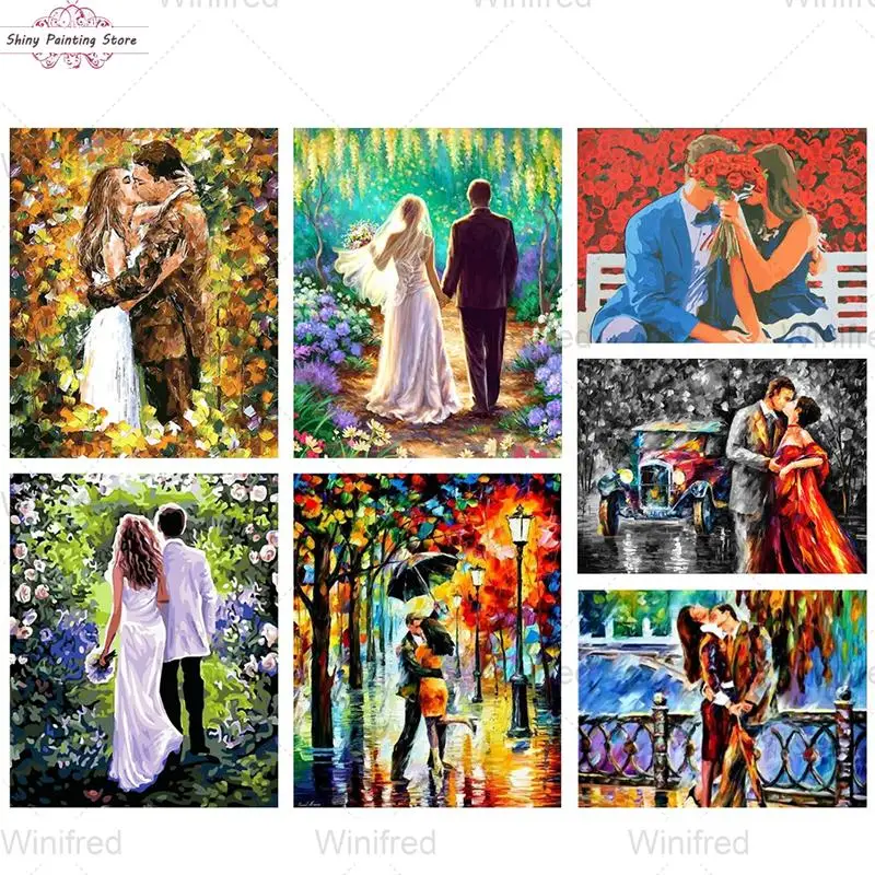 

5D DIY Diamond Painting Couples Wedding Anniversary Gift Mosaic Full Square Round Drill Diamond Embroidery Cross Stitch Craft