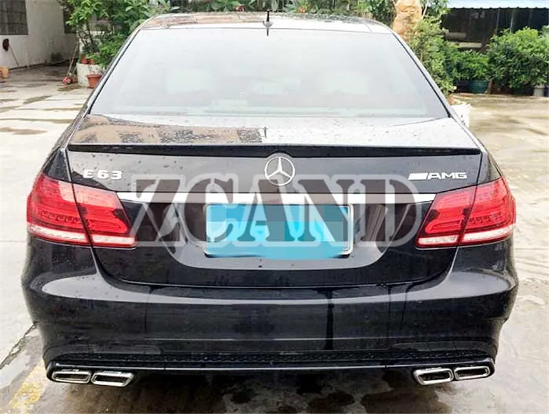 Стильные черные наконечники рассеивателя/выхлопных газов E63 для Mercedes W212 E Class E200