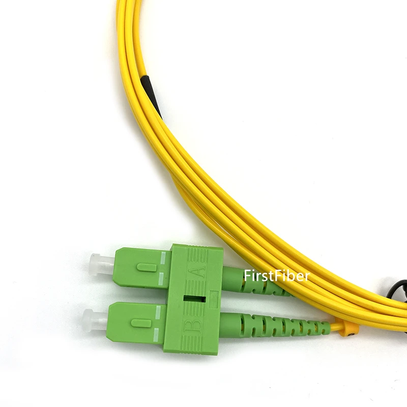 10pcs SC APC to LC UPC fiber patch cable 2 cores  Duplex Singlemode  2.0mm Fiber Optic Patch Cord Jumper Cable 1m 2m 3m 5m 10m