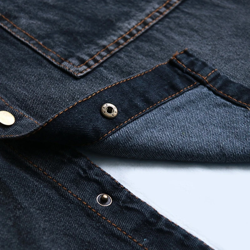 

MXLB Denim Jeans Canvas Apron Cross Back Adjustable Chef Apron Multi-pocket Strap