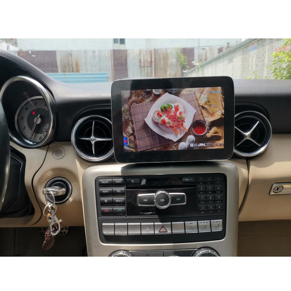 Новый UI 4G Ram 8 4 дюймов Android экран с gps навигация радио стерео Bluetooth для Mercedes Benz SLk