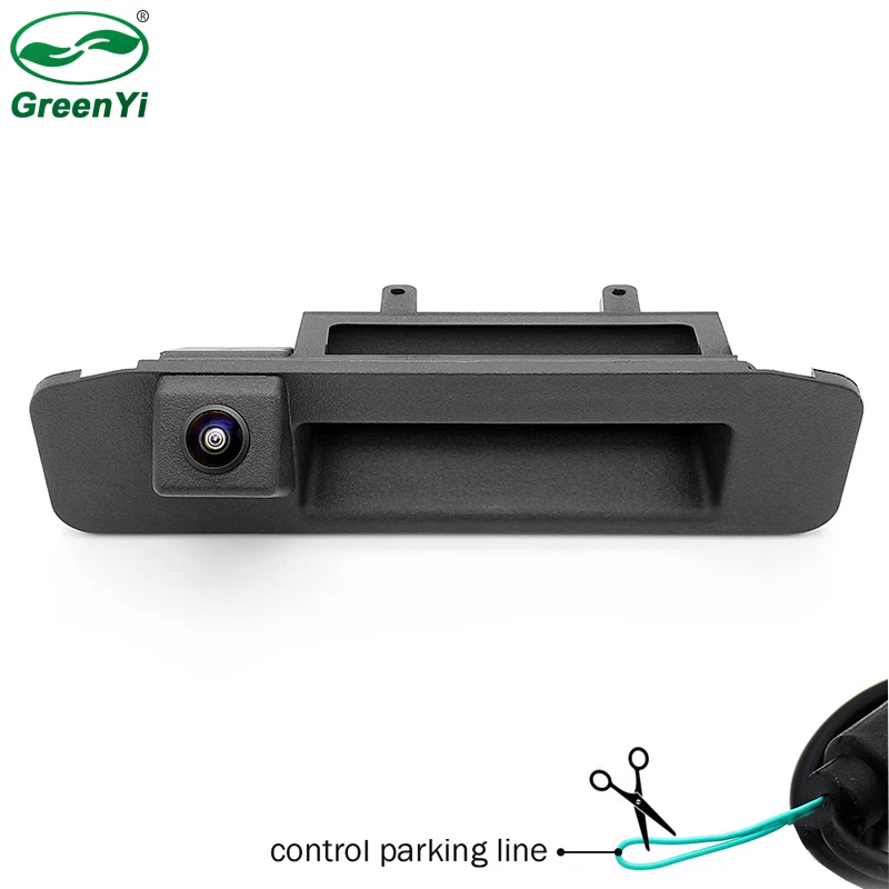 Объектив рыбий глаз 170 градусов Автомобильная камера заднего вида с ручкой