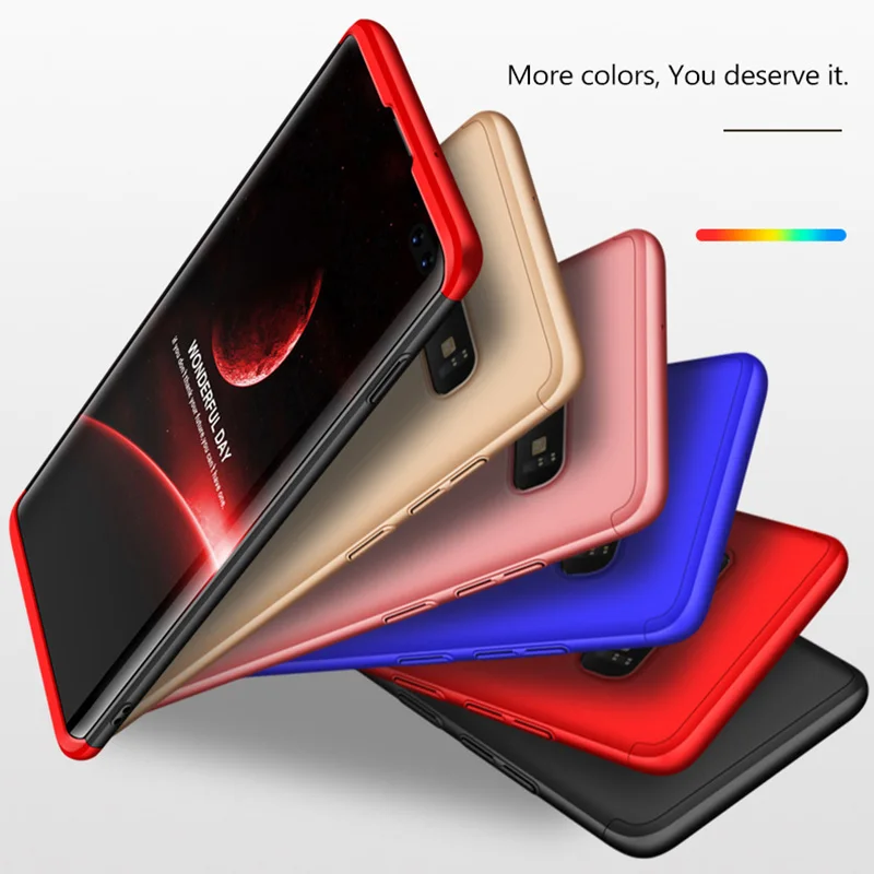 KEYSION 3in1 Case for Samsung Galaxy S10 5G Plus S10+ S10e S9 S8 Matte Hard PC Phone Cover Note 10 Pro 9 8 | Мобильные телефоны и