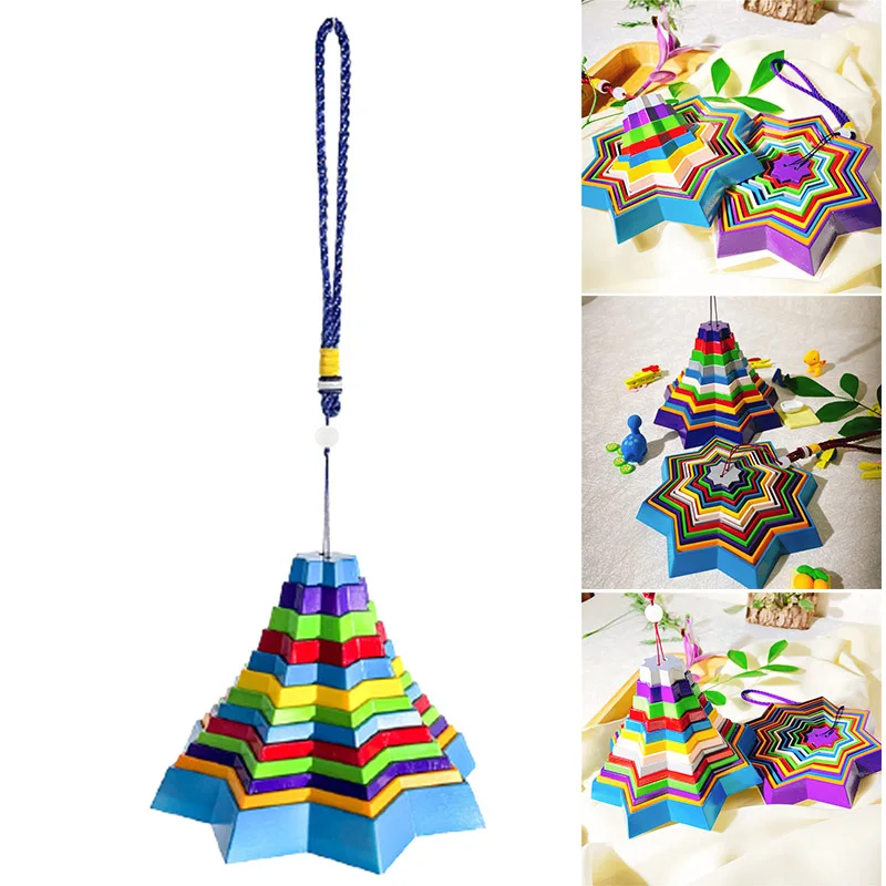 

Falling Star Tower Pendant Wall Art Christmas Halloween Decoration Gift for Friends xqmg Party Holiday DIY Decorations Event New