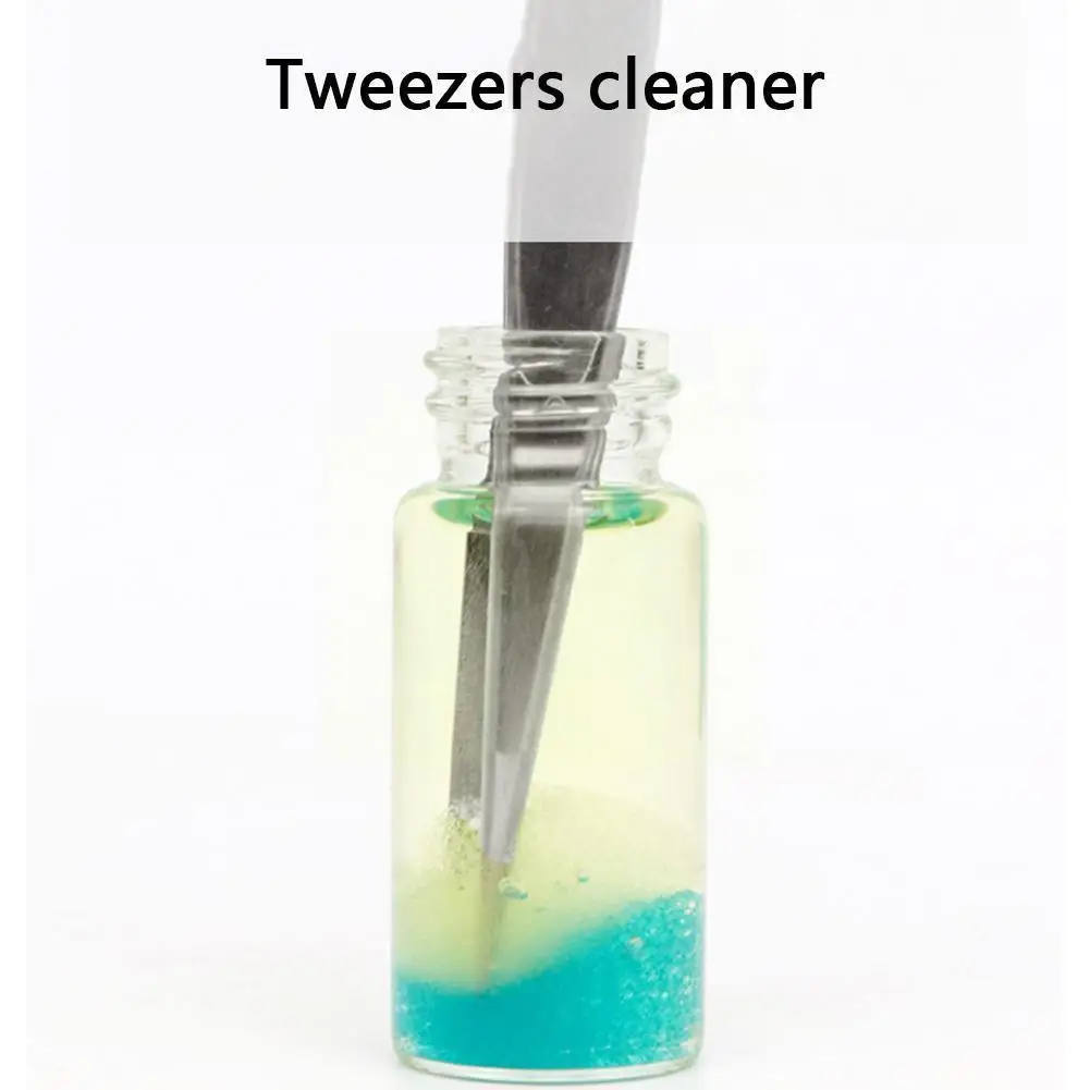 

Пинцет Профессиональный 25 мл для наращивания ресниц, чистящие инструменты, средство для удаления клея с губкой, жидкий инструмент для ресни...