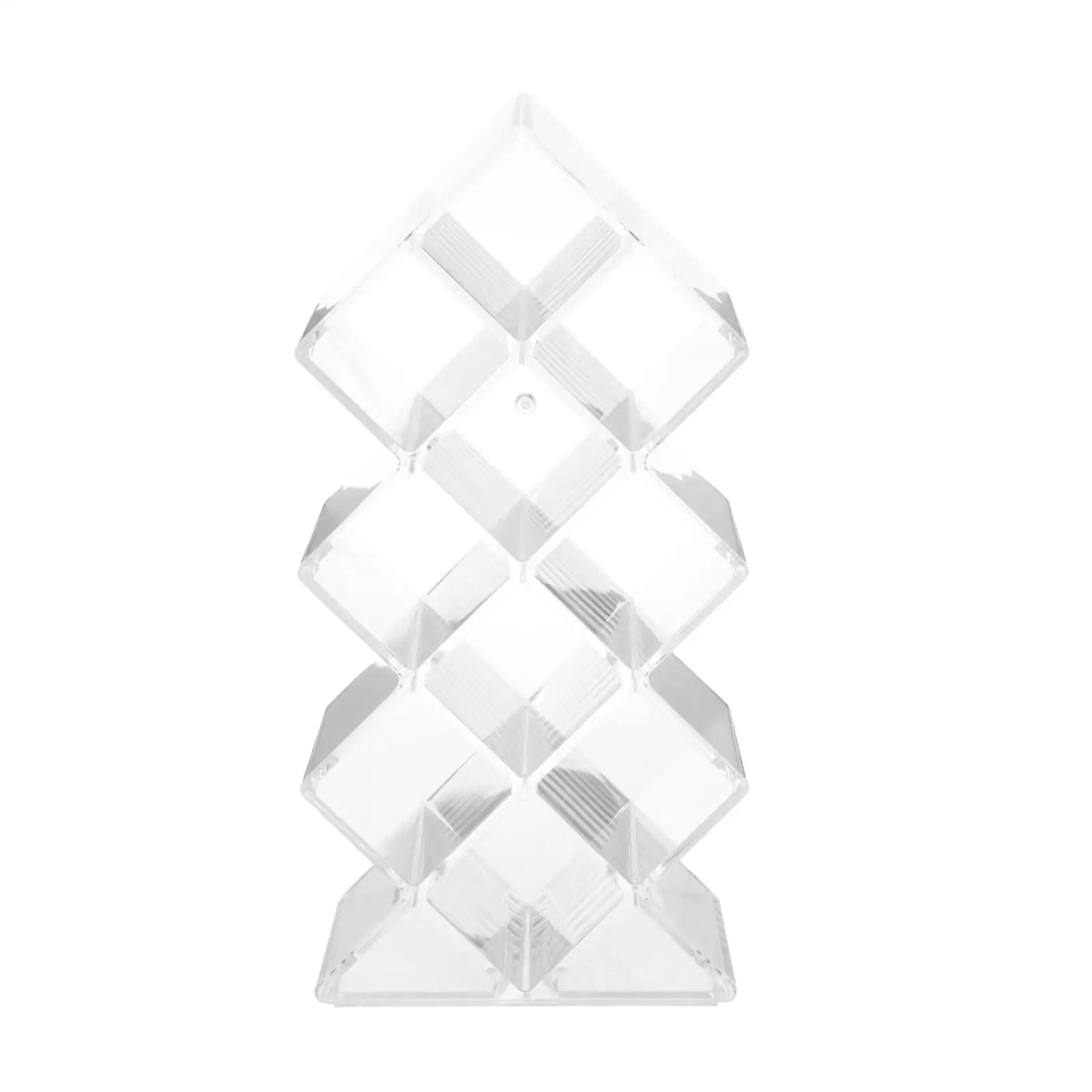 

Clear 10 Grids Fish Shape Makeup Storage Lipstick Case Organizer Box