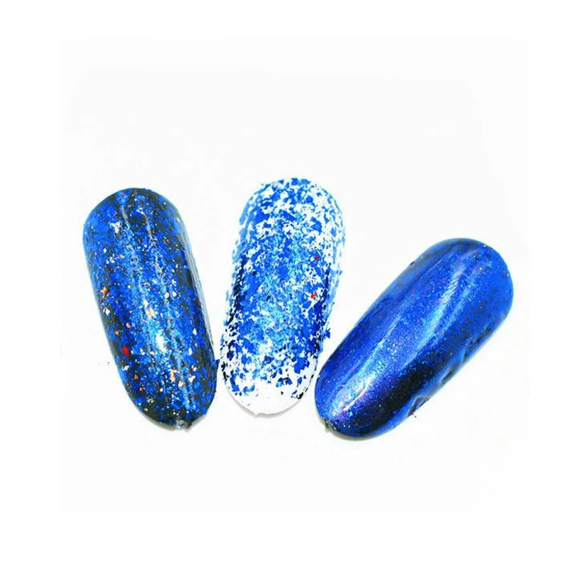 Двухсторонняя синяя имитация золотой фольги тайваньский лист для настенной