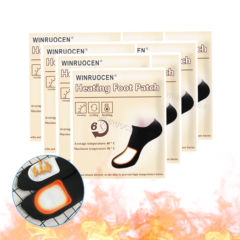 Горячие Стикеры для ног 30 пар теплые детские Самонагревающиеся стельки подошвы с