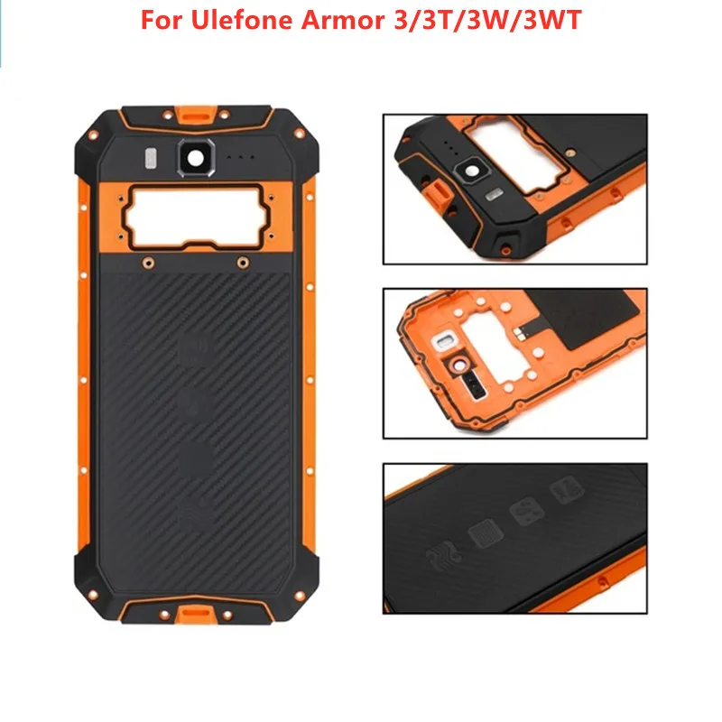 

Original Used/New Back Battery Cover + NFC Sticker Cover Repair Part Replacement For Ulefone Armor 3/3T/3W/3WT Cell Phone