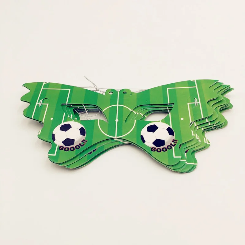 42 шт./компл. зеленые футбольные одноразовые наборы посуды для детей праздничные