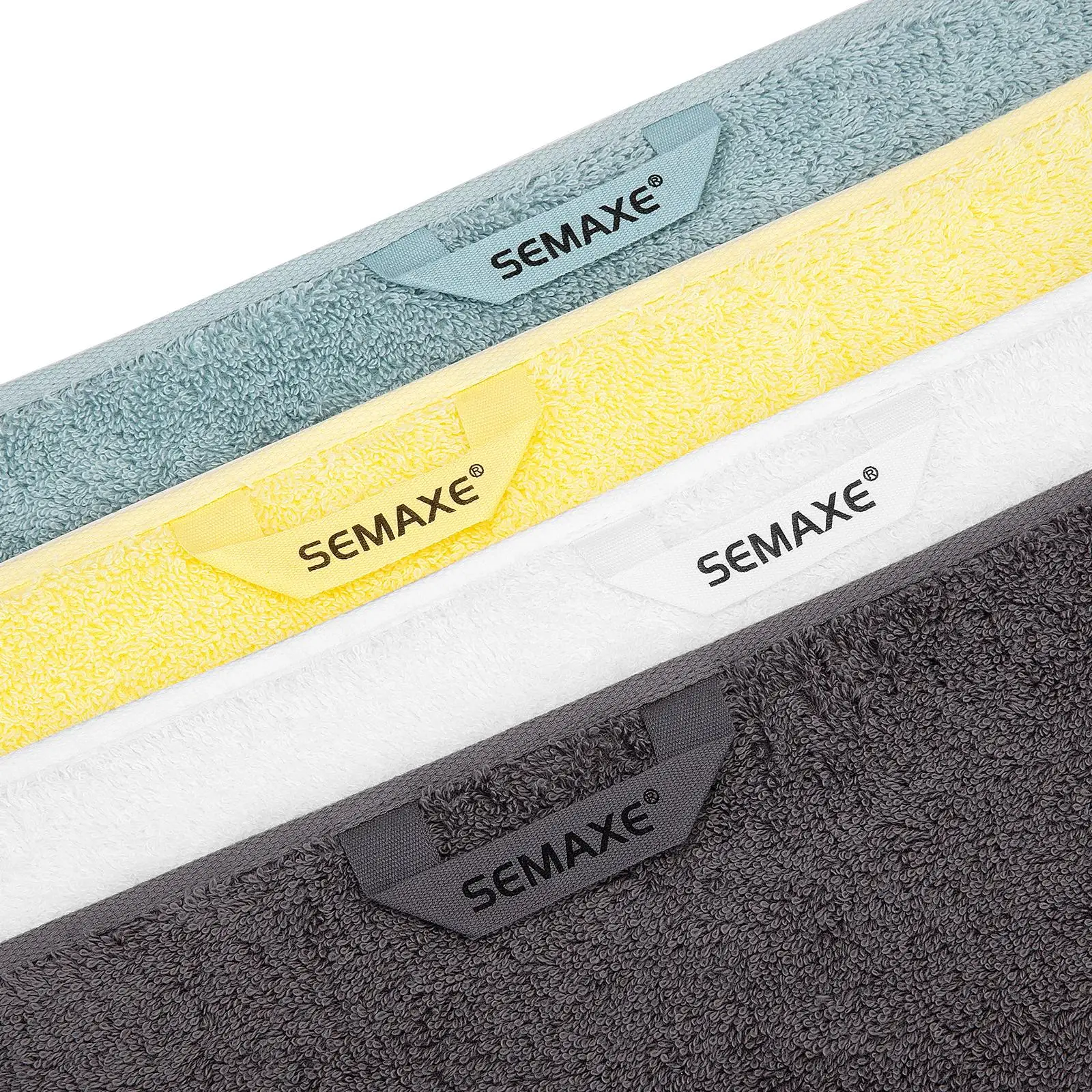semaxe towel 40x70cm soft towel kit 100 cotton safety inspection and no fading bathroom high water absorption rate 4 towel kit free global shipping