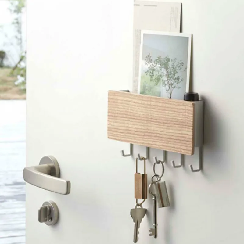 Стеллаж для хранения в японском стиле крыльца настенный крючок ключей прочный
