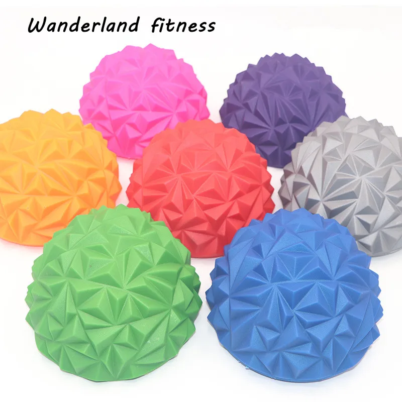 

Pineapple Ball Children Sense Training Excerise Balancing Water Cubic Half Ball Foot Massage Toy Ball Gym Fitness Pilates
