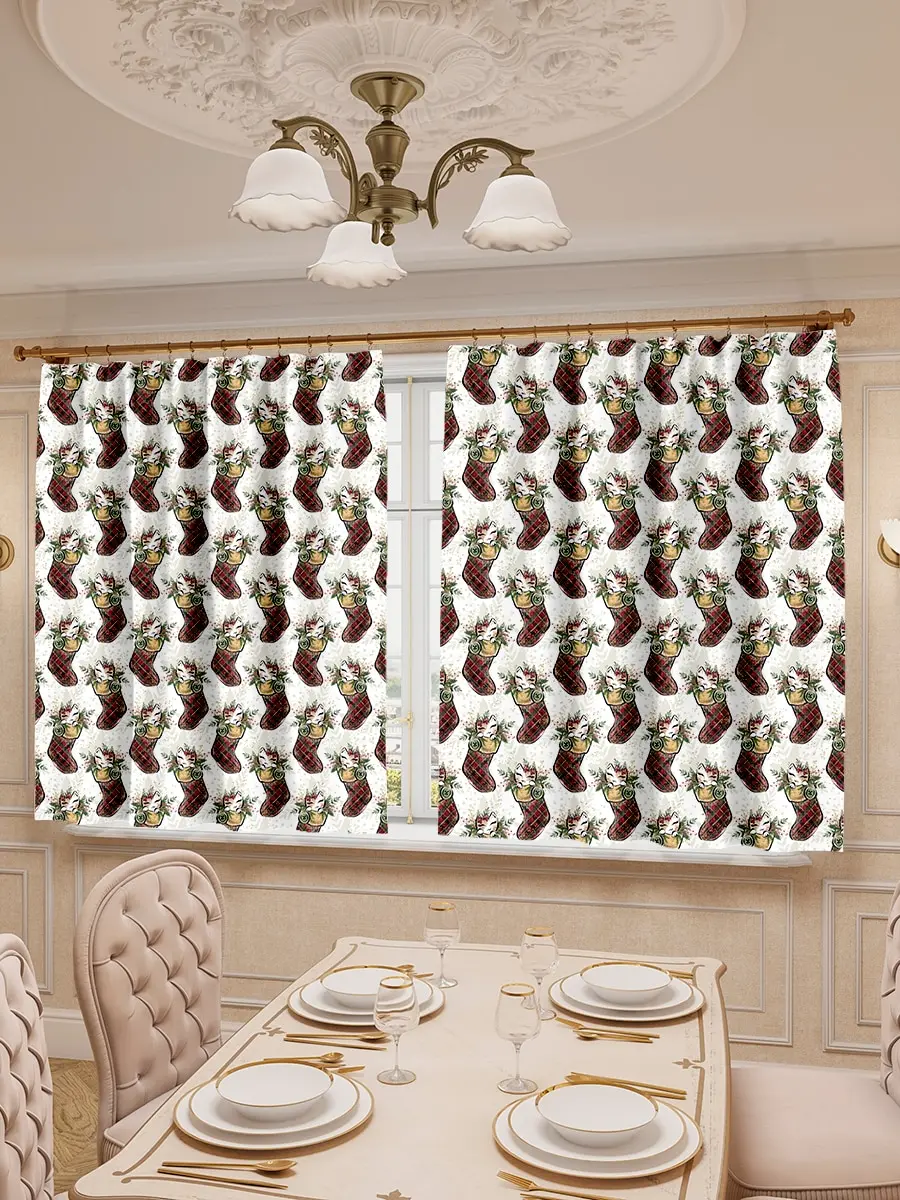 Фото Шторы для кухни LeJoy Home из габардина 180х290 см. (2 шт. 145х180 см (каждая). Curtain Шторы для кухни LeJoy Home из габардина 180х290 см. (2 шт. 145х180 см (каждая). Curtain