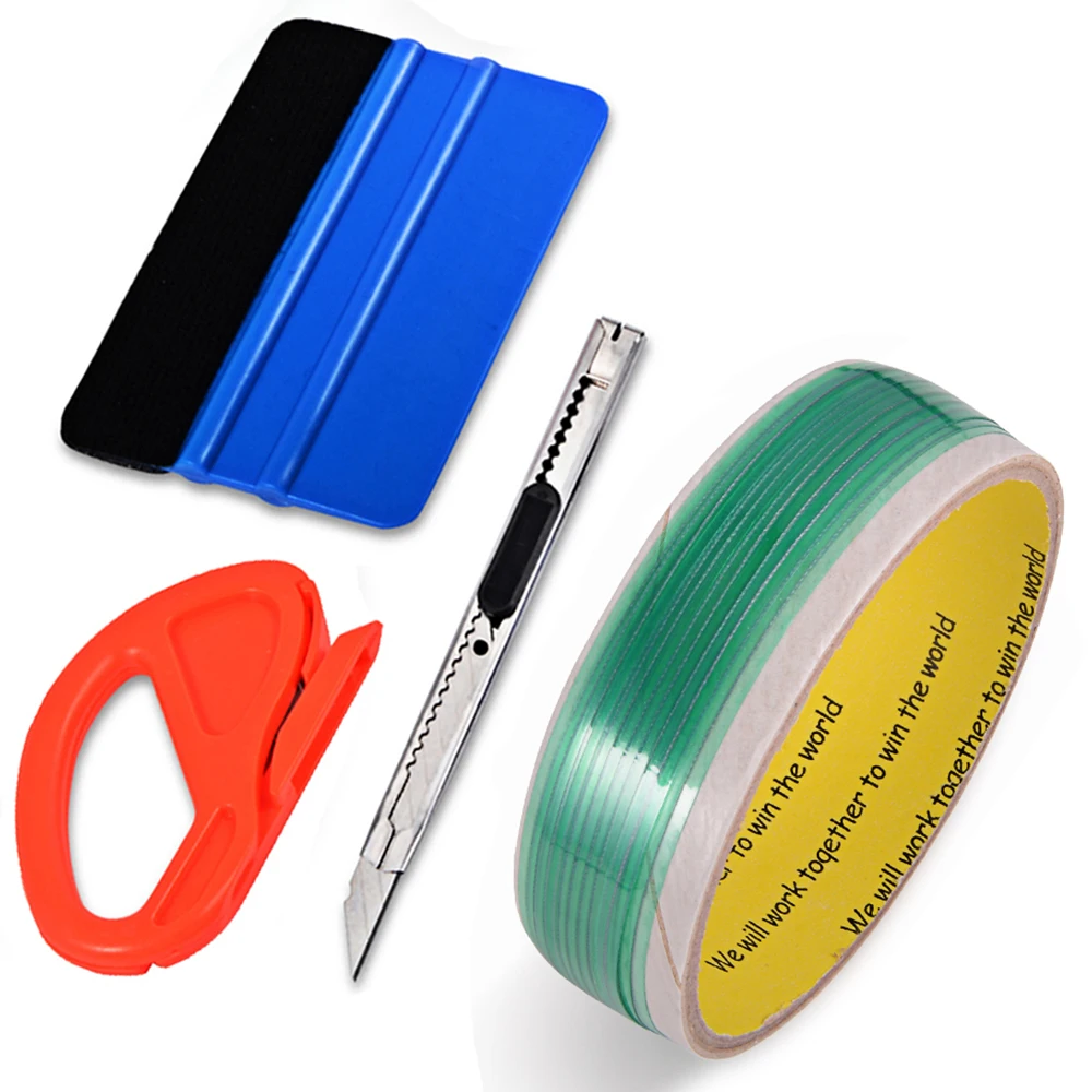 Виниловый инструмент для обертывания автомобиля 5 м нож без ленты дизайн линии