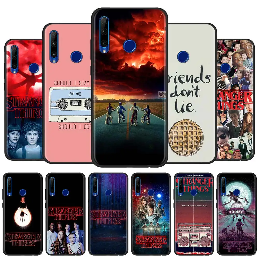 Чехол с постером очень странные дела для Huawei Y9a Y7a Y8p Y8s Y6p Y5p чехол HUAWEI Y9 Y7 Y6 2019