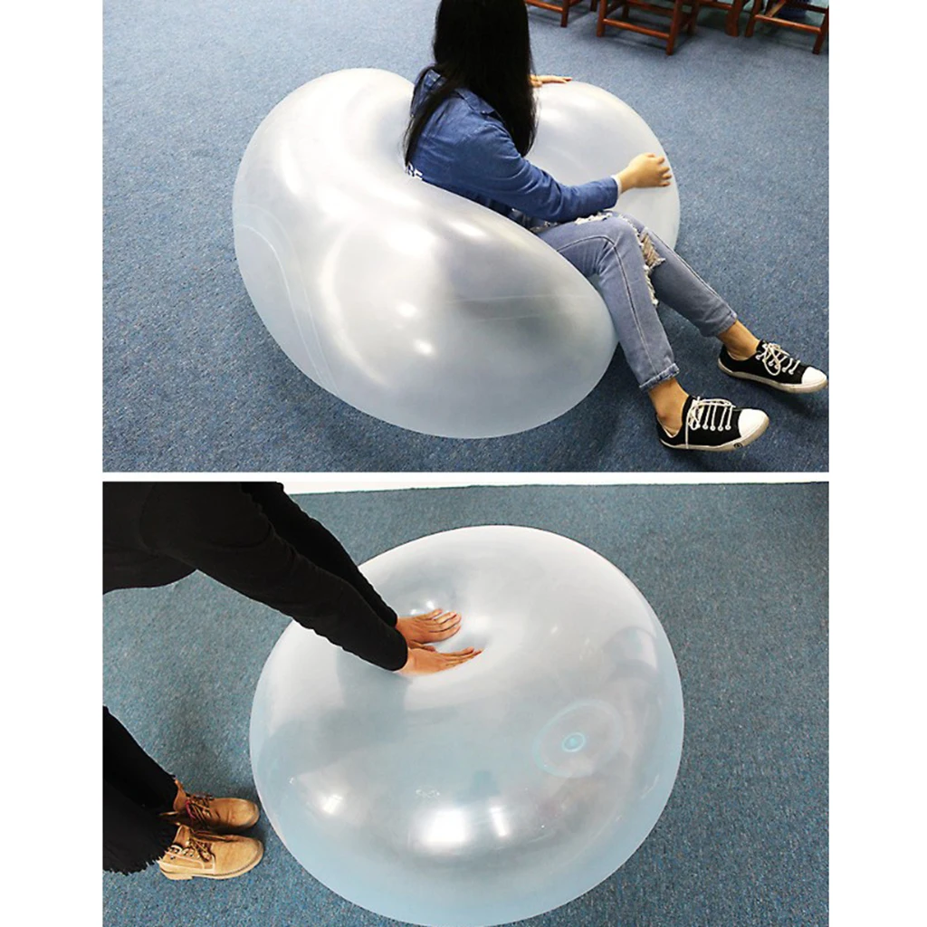 Мяч-пузырь наполненный водой надувной спортивный тренировочный Пляжный Мяч