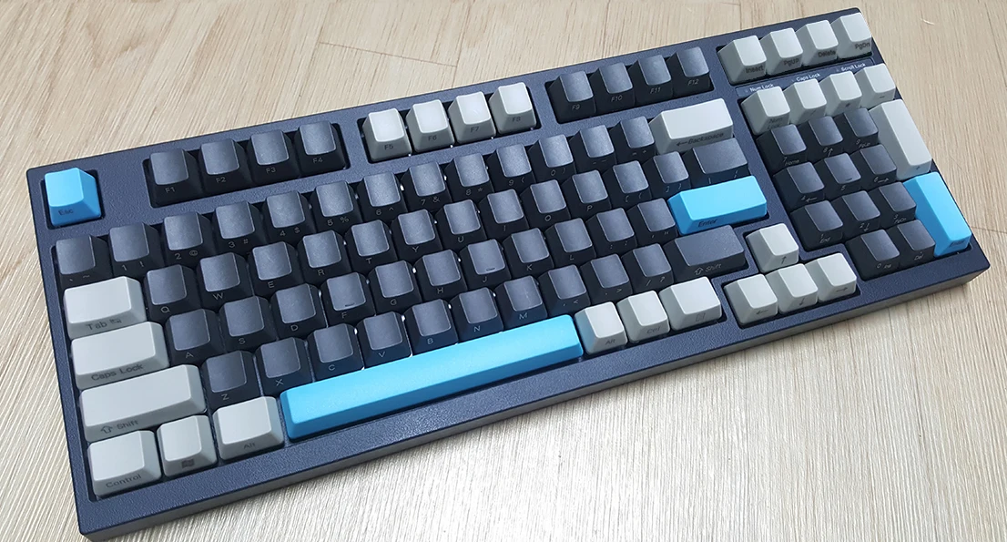 FC660 FC980M колпачки для ключей синий темно-серый светильник-серый OEM PBT Лазерная
