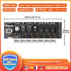 Материнская плата B75 LGA 1155 с поддержкой 8 GPU, графическая видеокарта USB3.0 к Pci Express 16X 1X DDR3 для ETH Ethereum, добывающая установка