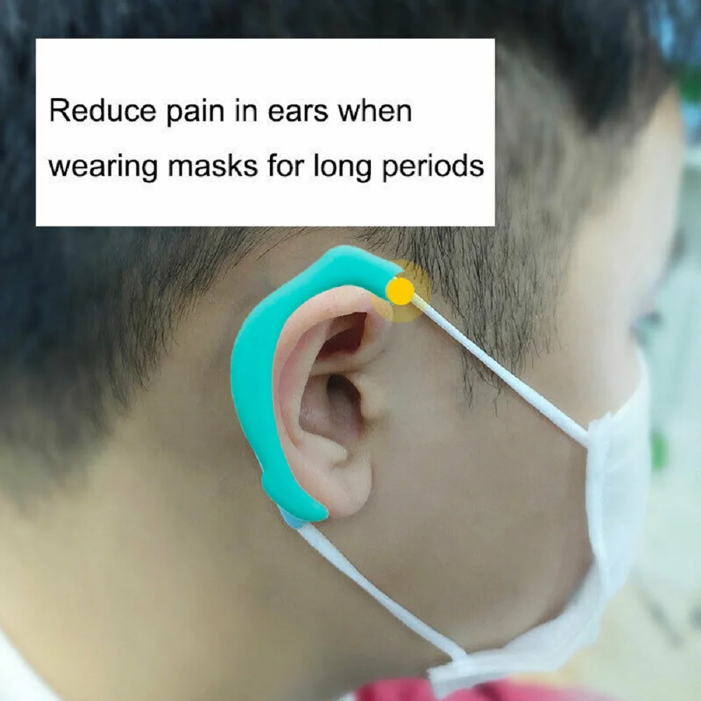 1 пара мягкая силиконовая маска для ушных крючков против протечек боли невидимые