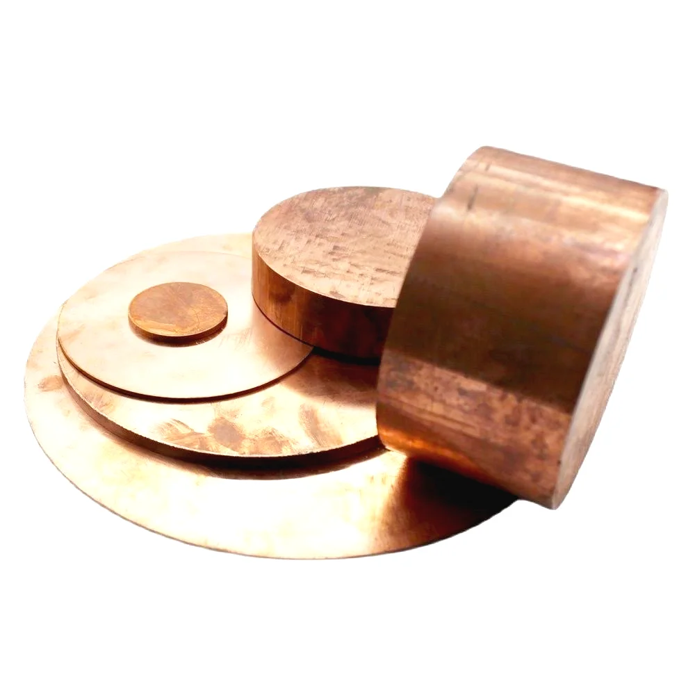 

Copper Round Sheets Diameter 50mm, Thickness 5mm