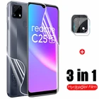 Гидрогелевая пленка 3 в 1 для Oppo Realme C25s защита для экрана и объектив камеры на Reme Realme C 25 25s Защитная пленка не стекло